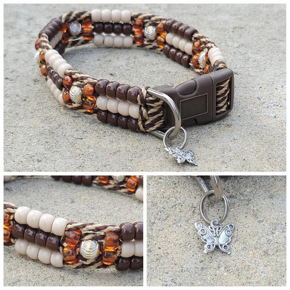 Handmade Other - Custom Handmade Beaded Bling Dog Collar